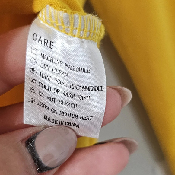 long sleeve yellow mango pop bodysuit - Picture 3 of 3